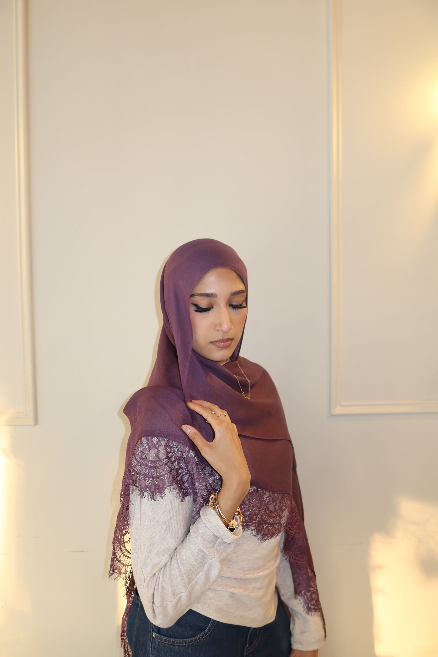 Dusty Plum Lace