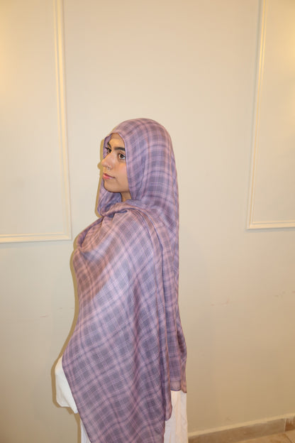 Lilac Blush Plaid