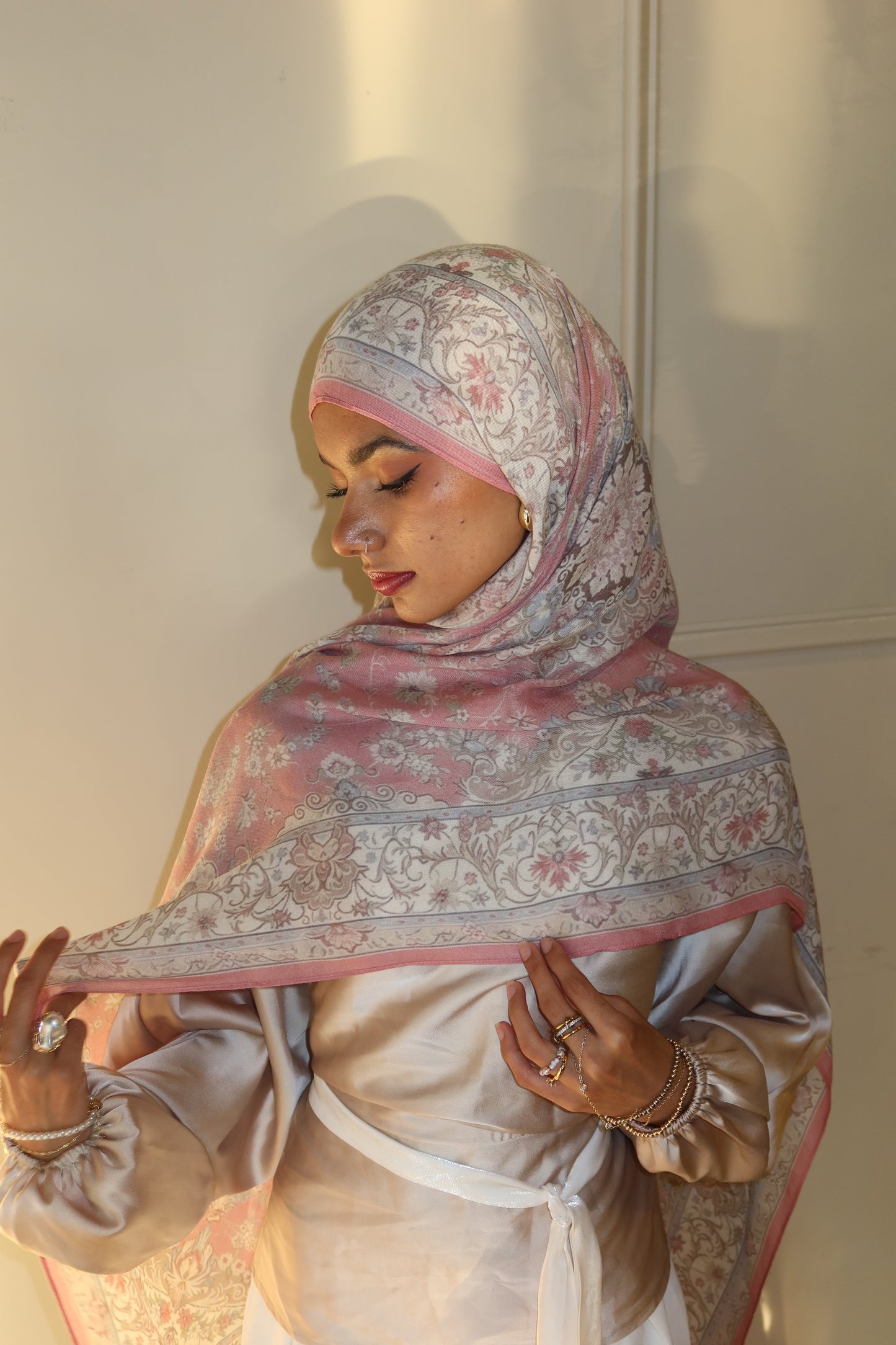 Pink Glory Pashmina