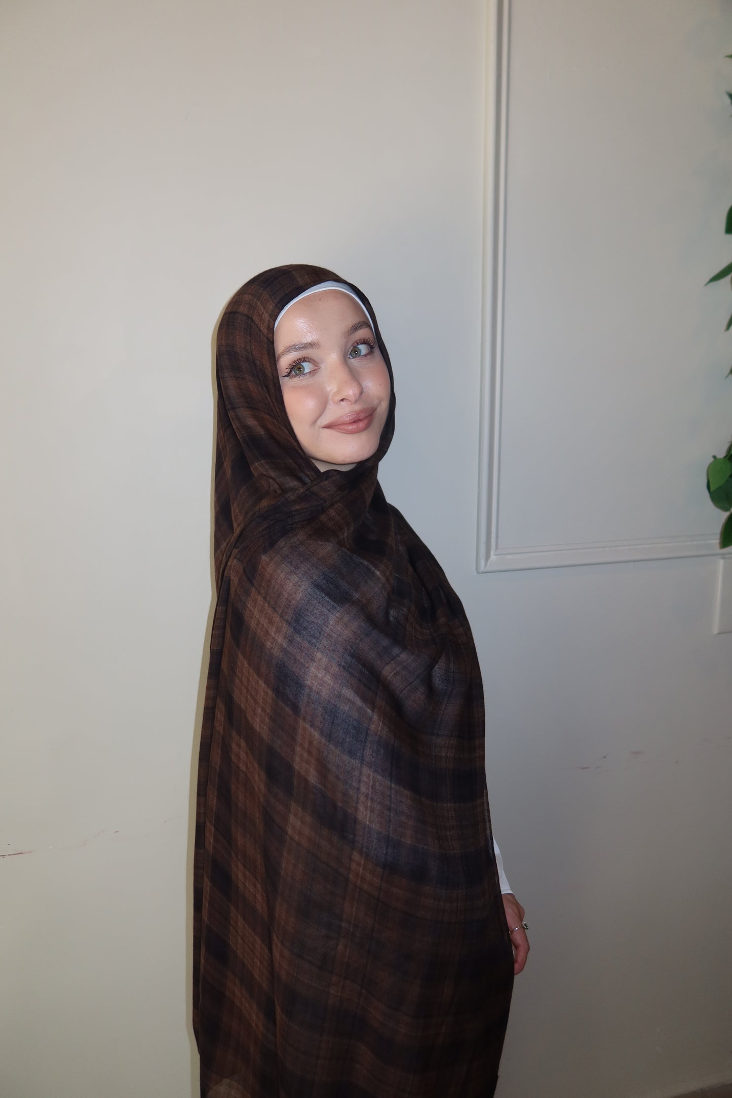 Espresso Brown Plaid