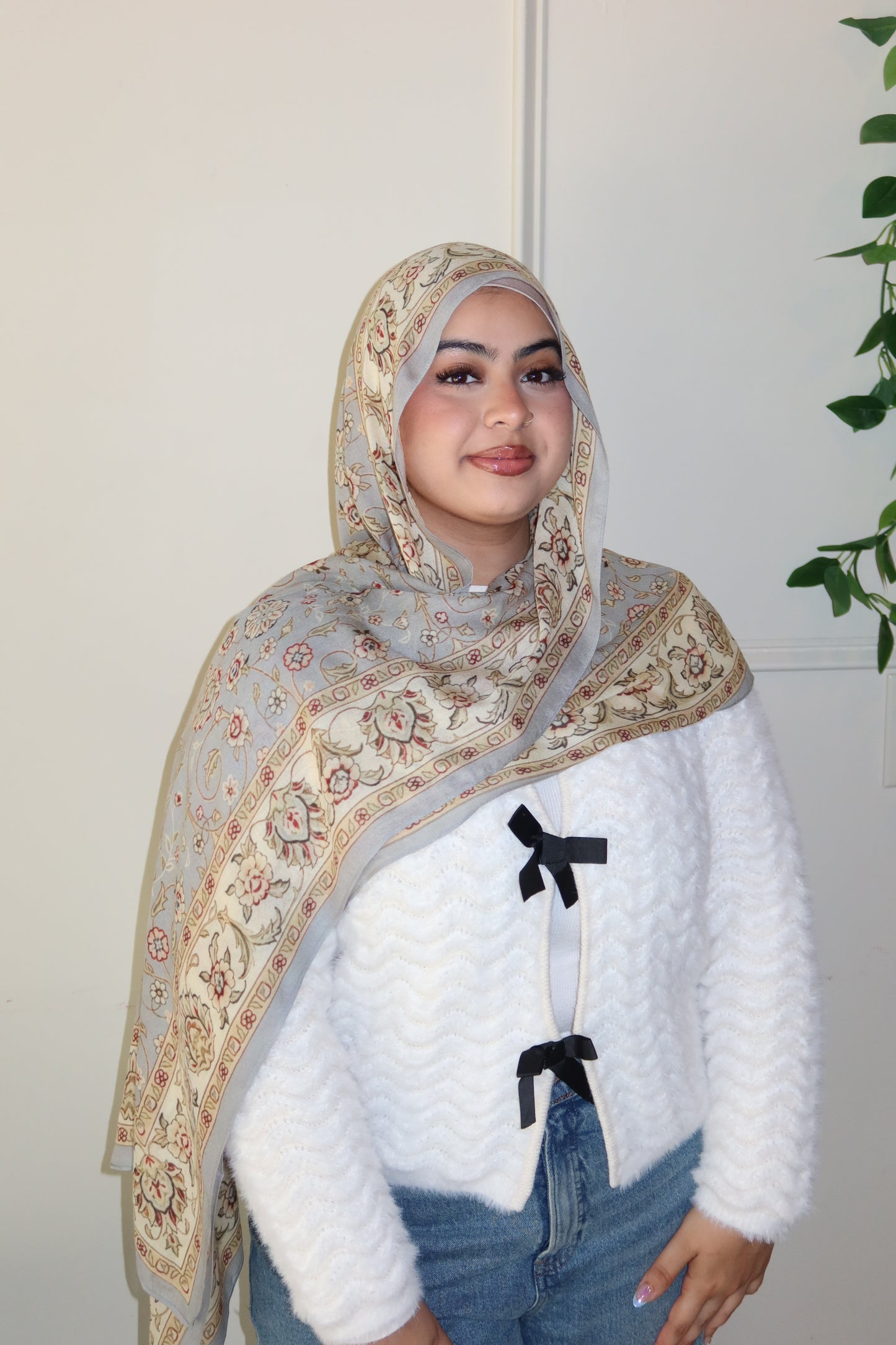 Frosted Dove Pashmina