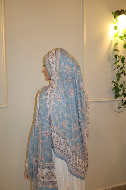 Soft Blue Pashmina