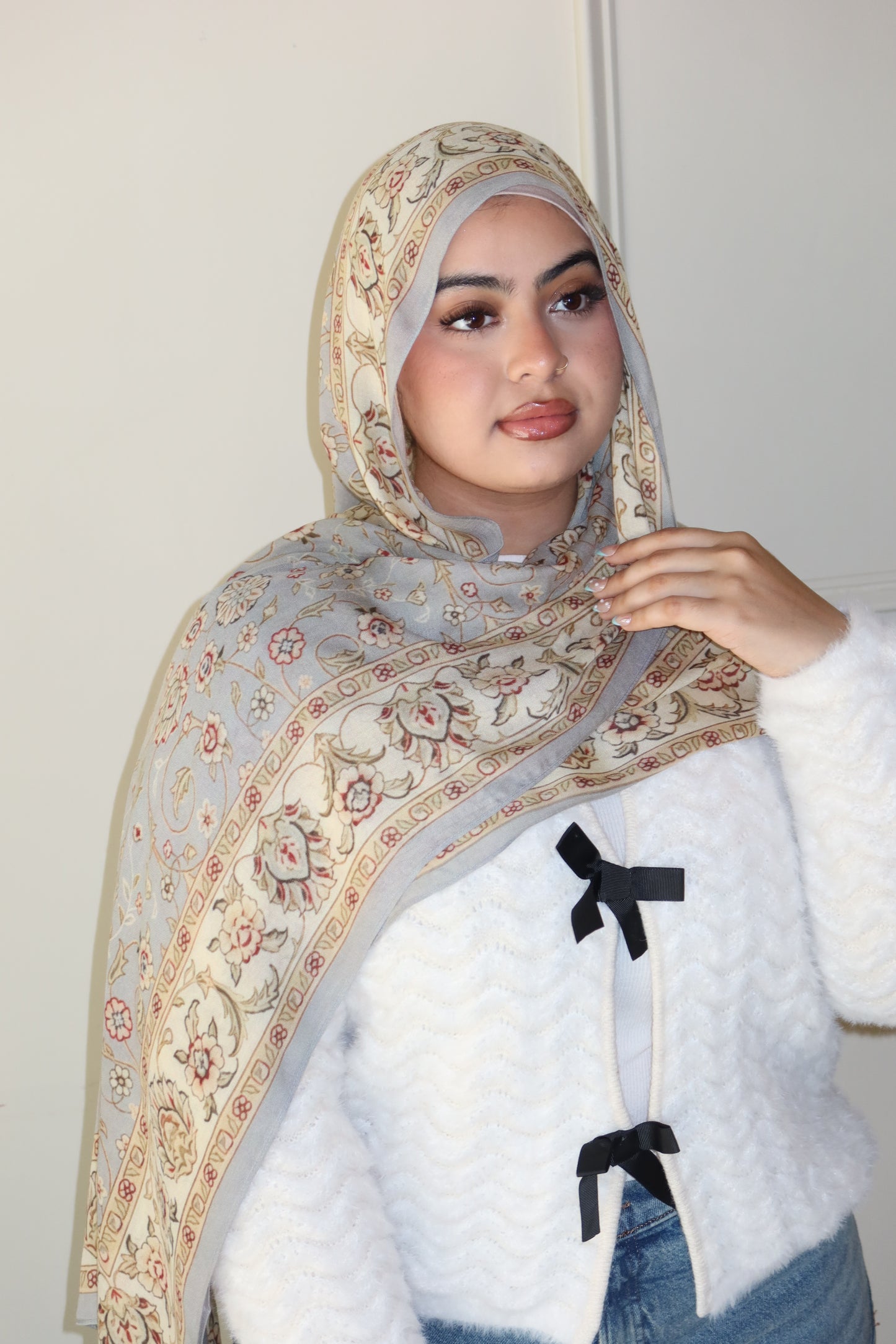 Frosted Dove Pashmina