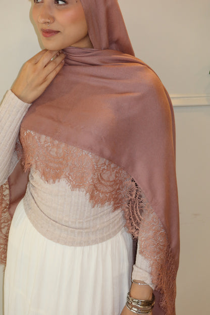Dusty Pink Lace
