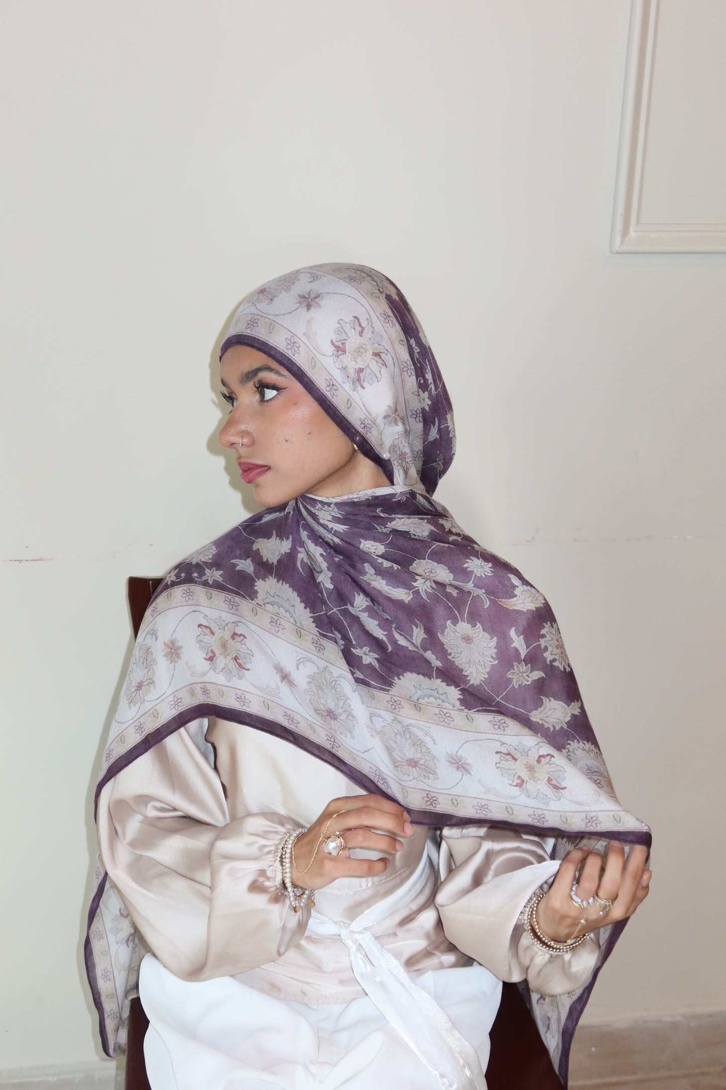 Plum Haze Pashmina