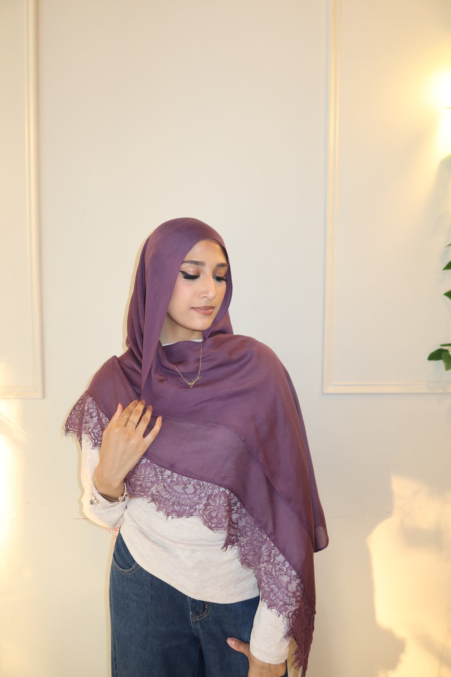 Dusty Plum Lace
