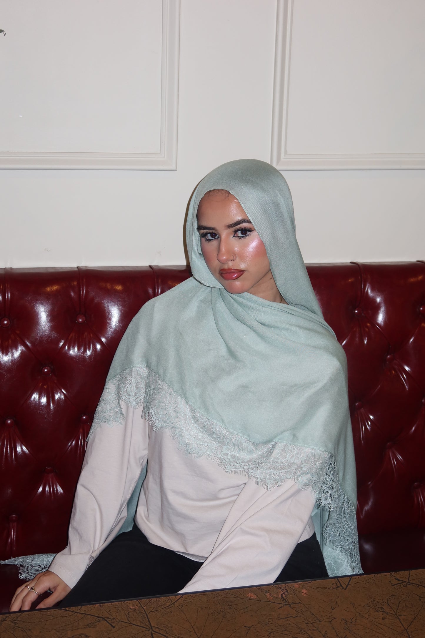 Mint Green Lace