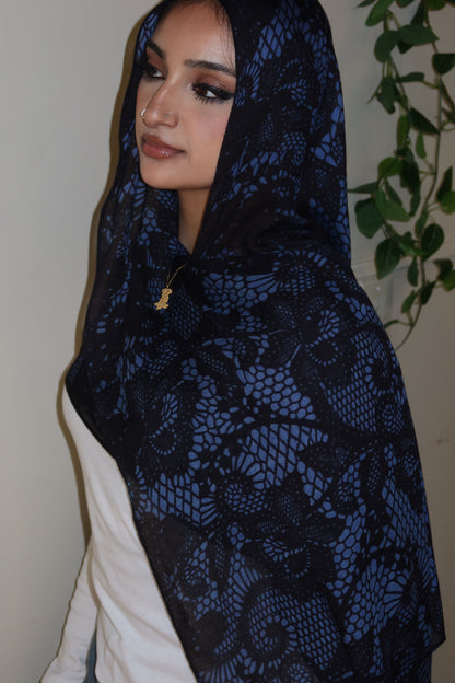 Blue Vintage Lace