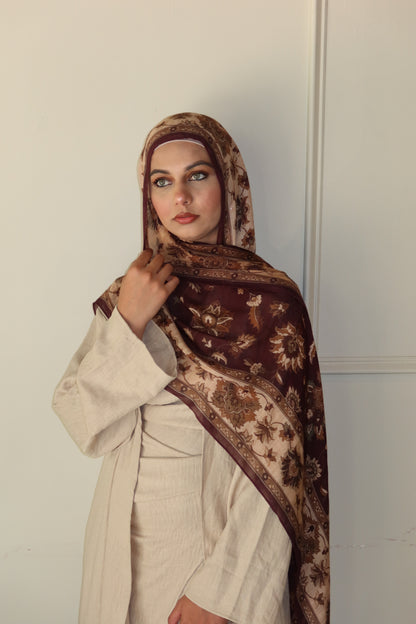 Chocolate Autumn Pashmina