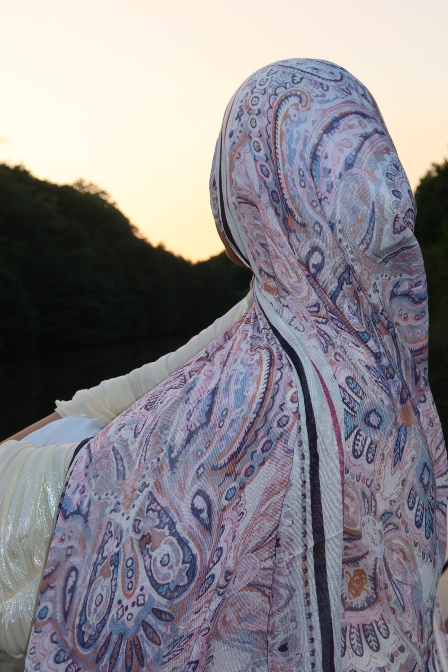 Lavender Rose Pashmina