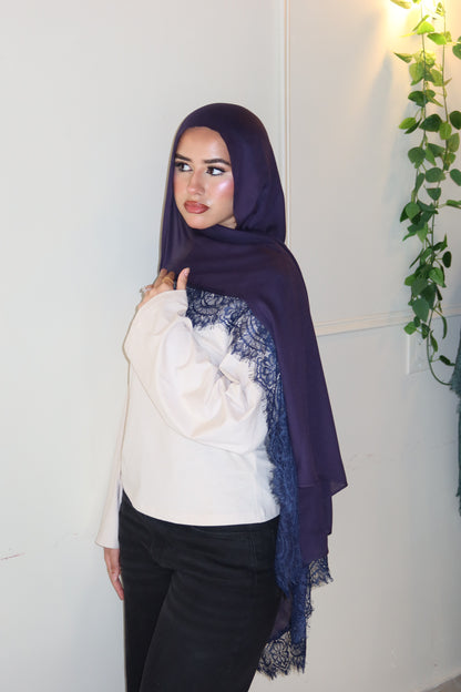 Midnight Navy Lace