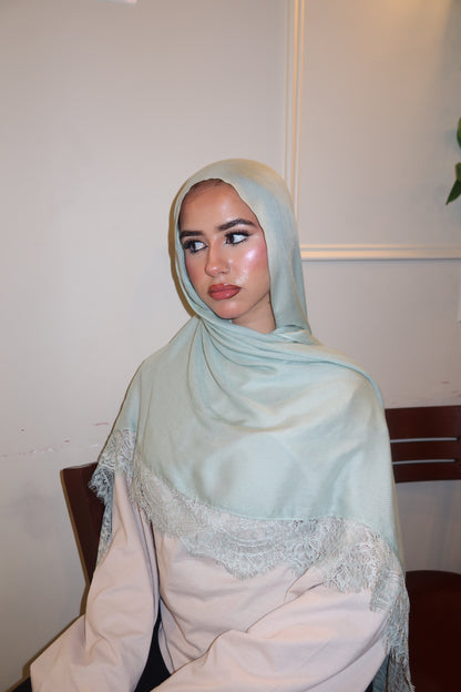 Mint Green Lace