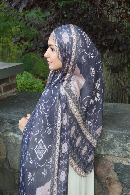 Navy Midnight Pashmina