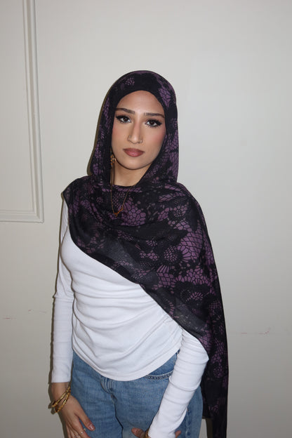 Purple Vintage Lace