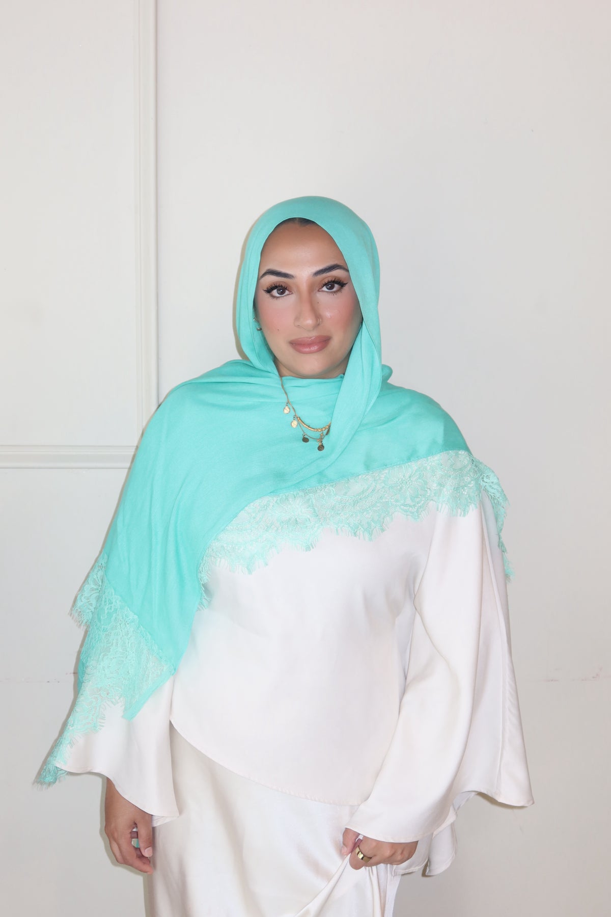 Turquoise Mint Lace