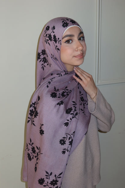 Purple Daisy Floral