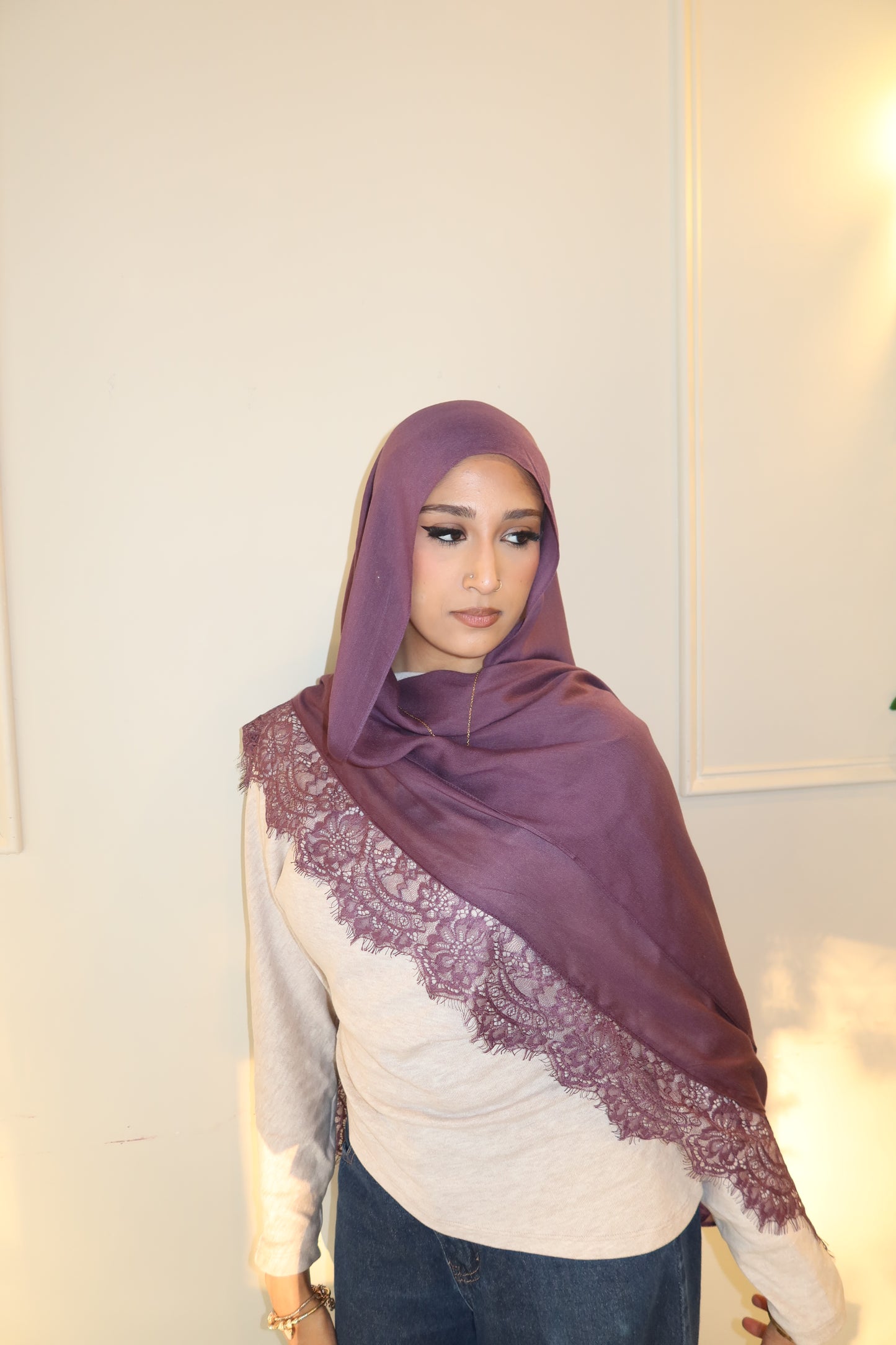 Dusty Plum Lace