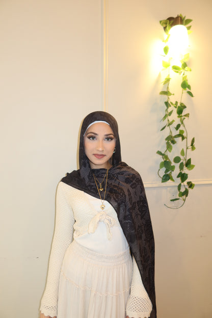 Black Vintage Lace