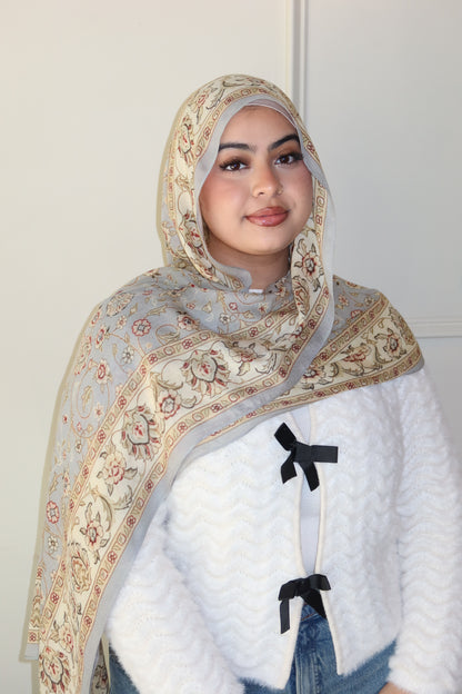 Frosted Dove Pashmina