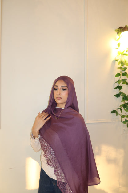 Dusty Plum Lace