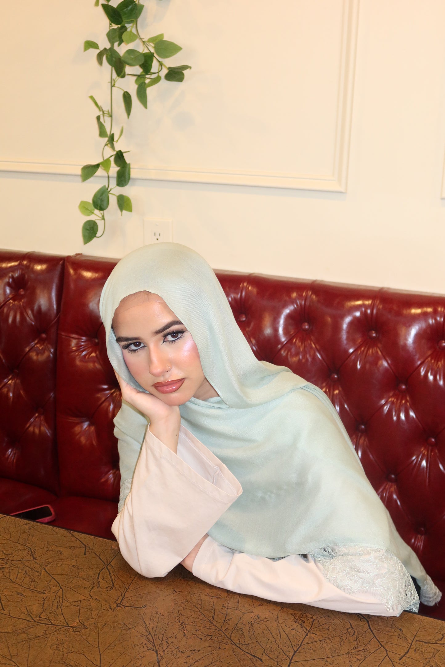Mint Green Lace