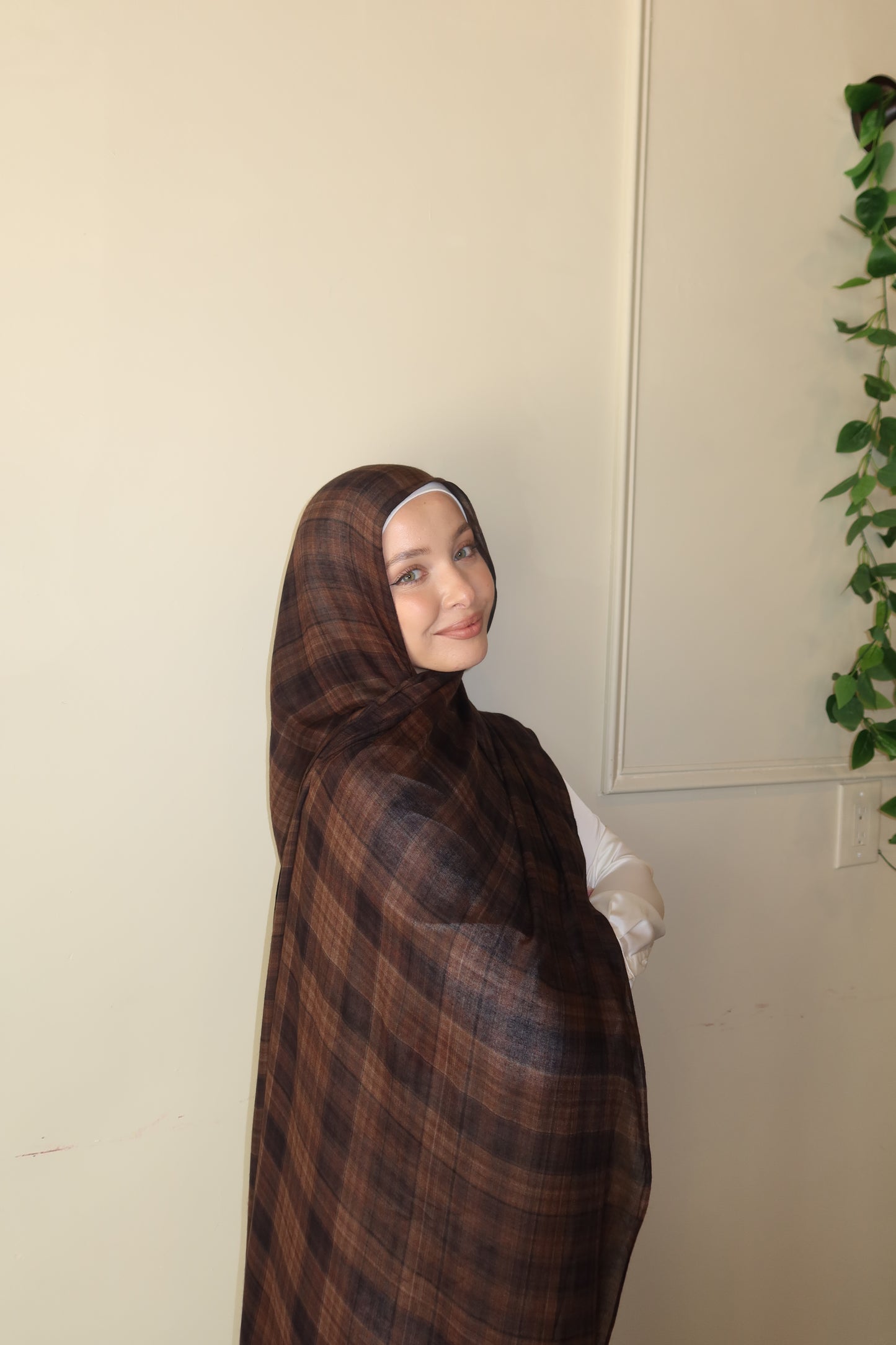 Espresso Brown Plaid