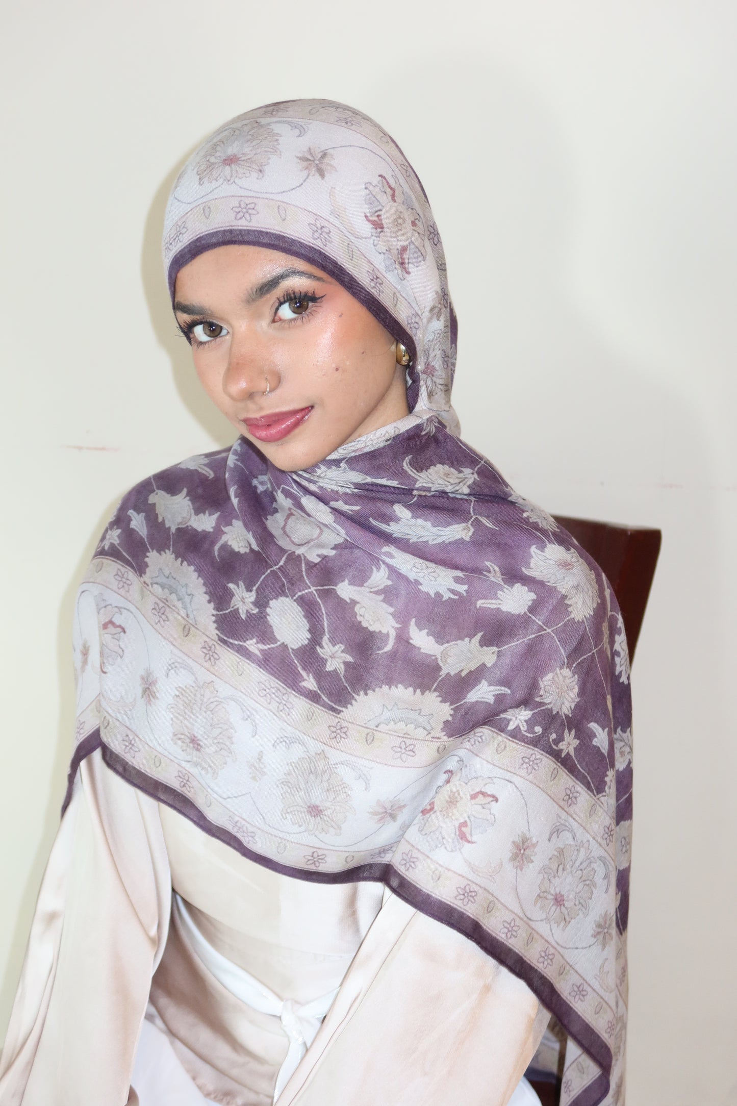 Plum Haze Pashmina