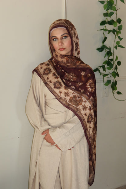 Chocolate Autumn Pashmina
