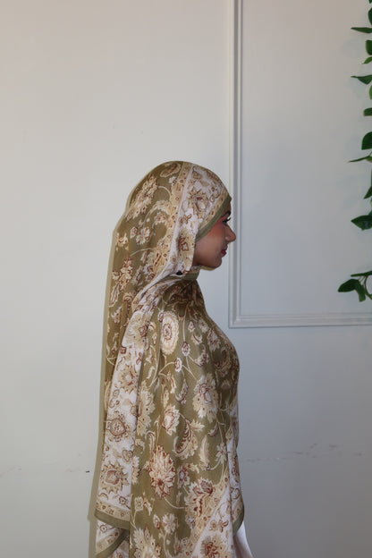 Olive Heirloom Pashmina