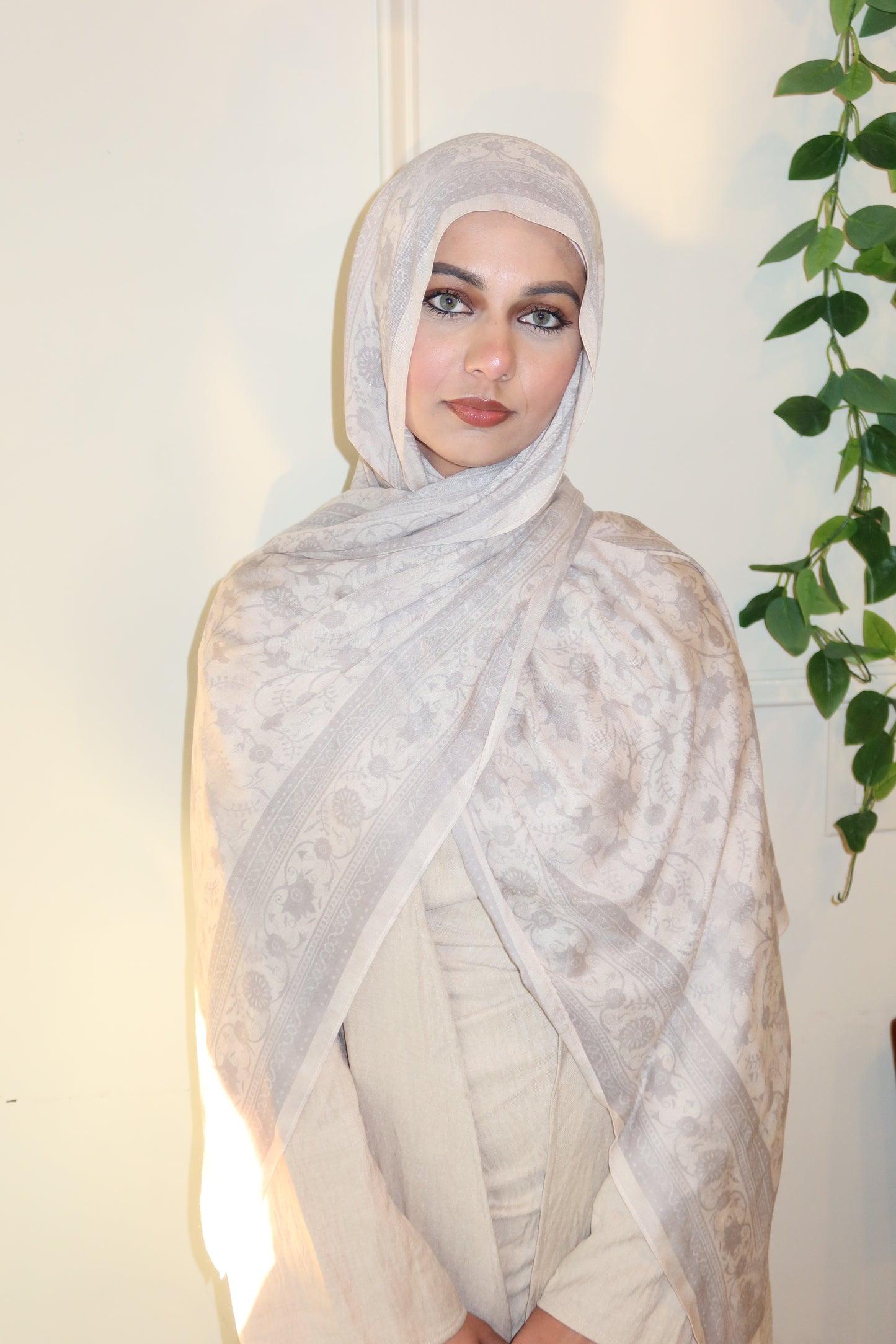 Vanilla Gray Pashmina