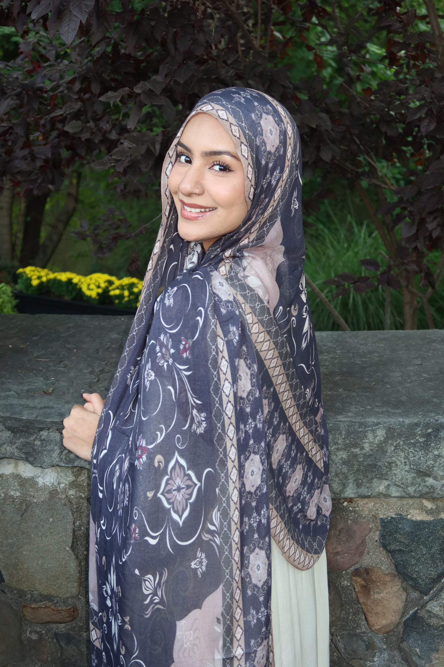 Navy Midnight Pashmina