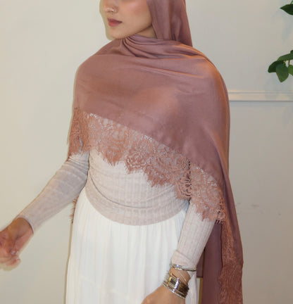 Dusty Pink Lace