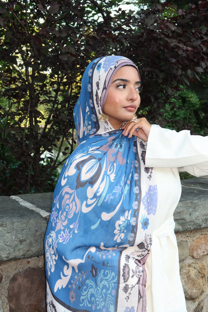 Sapphire Blue Pashmina