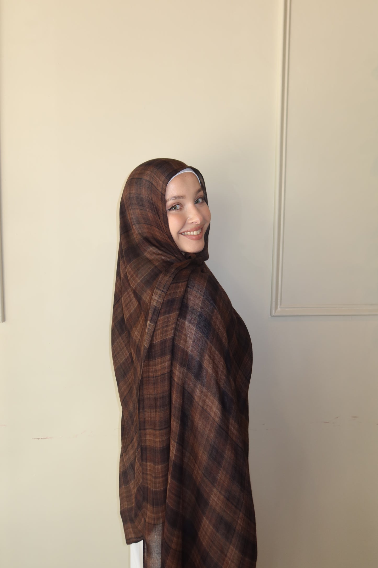 Espresso Brown Plaid