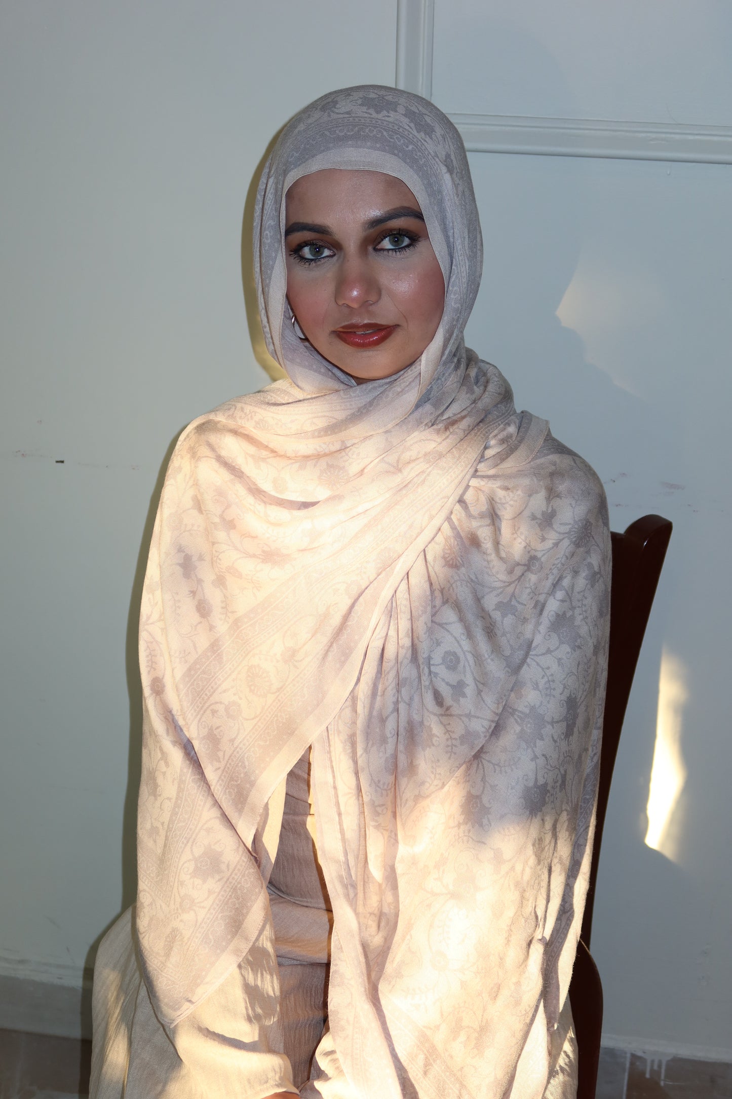 Vanilla Gray Pashmina