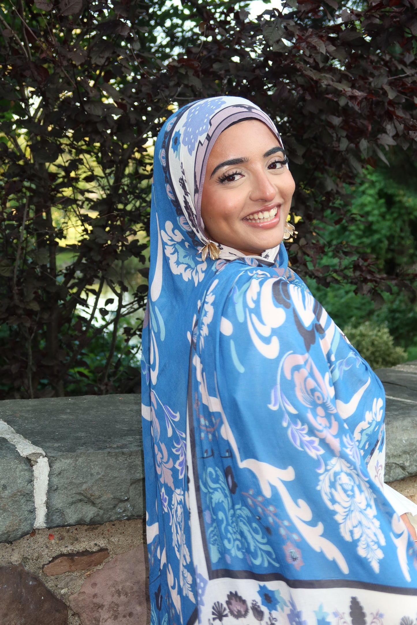 Sapphire Blue Pashmina