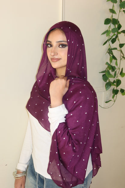 Purple Polka Dot