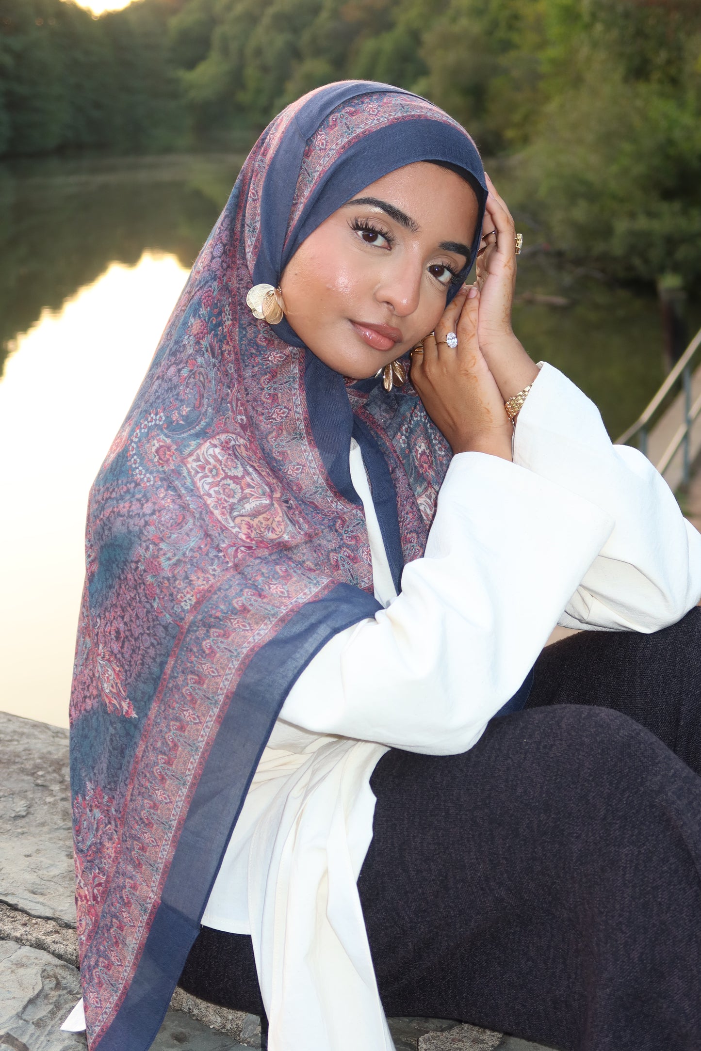 Royal Teal Pashmina