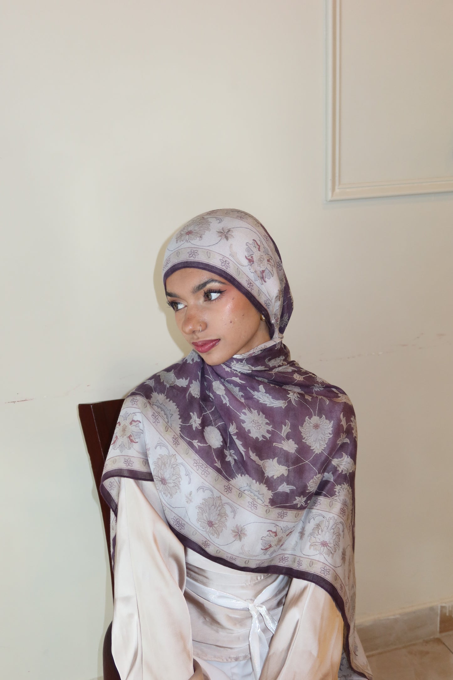 Plum Haze Pashmina