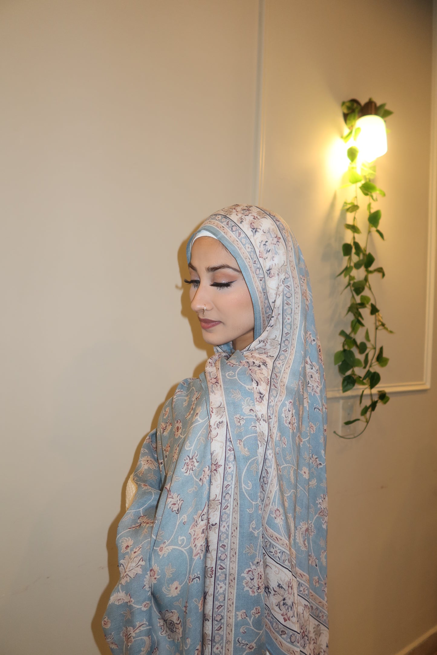 Soft Blue Pashmina