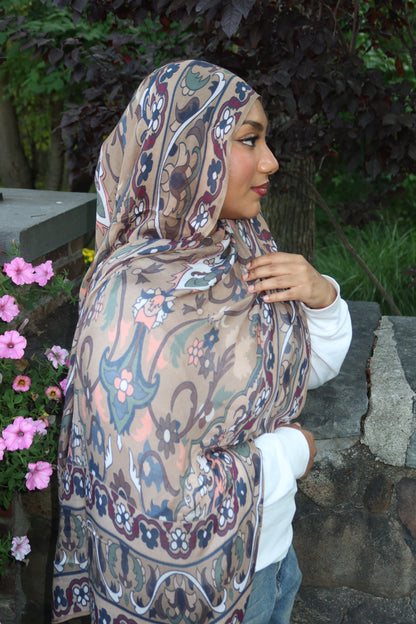 Golden Serenity Pashmina