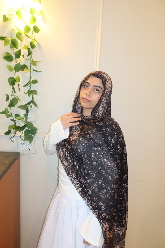 Black Elegance Pashmina