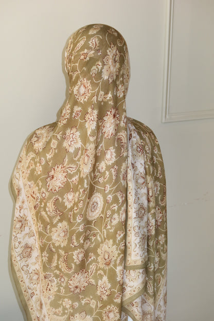 Olive Heirloom Pashmina