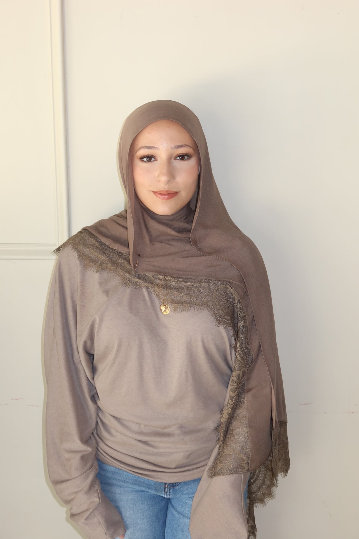 Taupe Lace