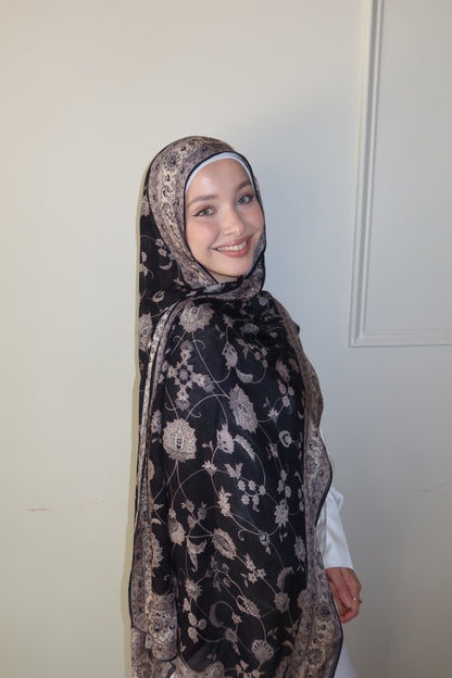 Black Taupe Pashmina