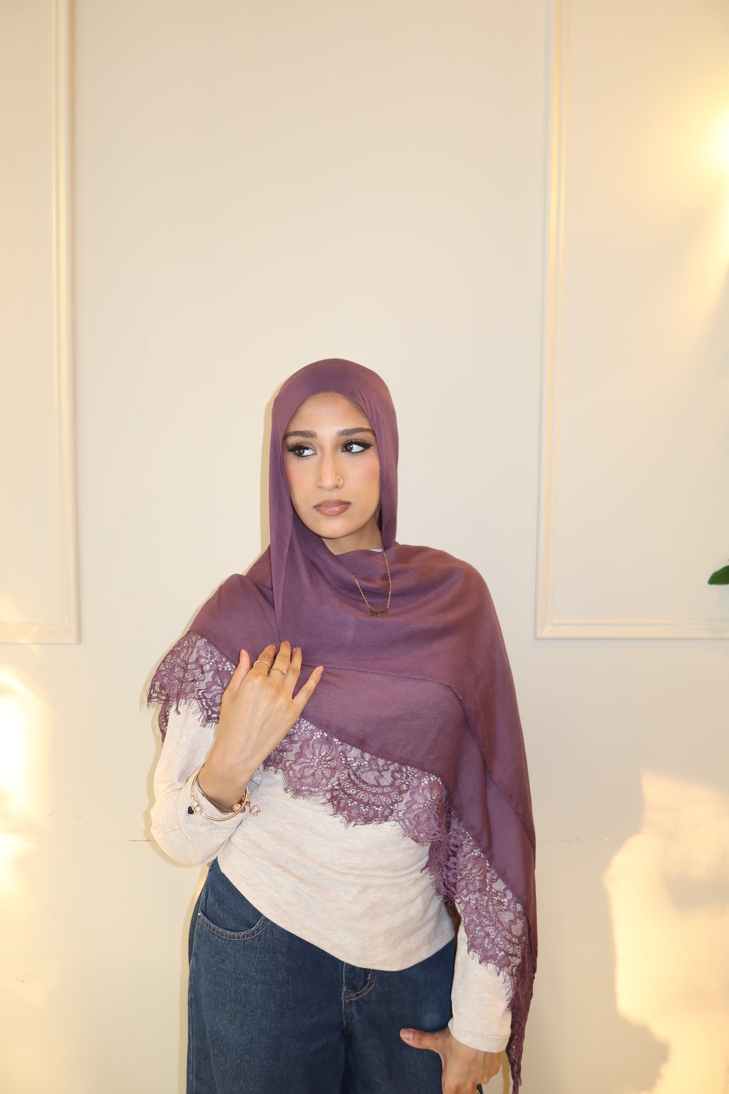 Dusty Plum Lace