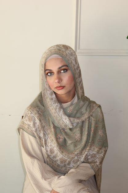Soft Sage Pashmina