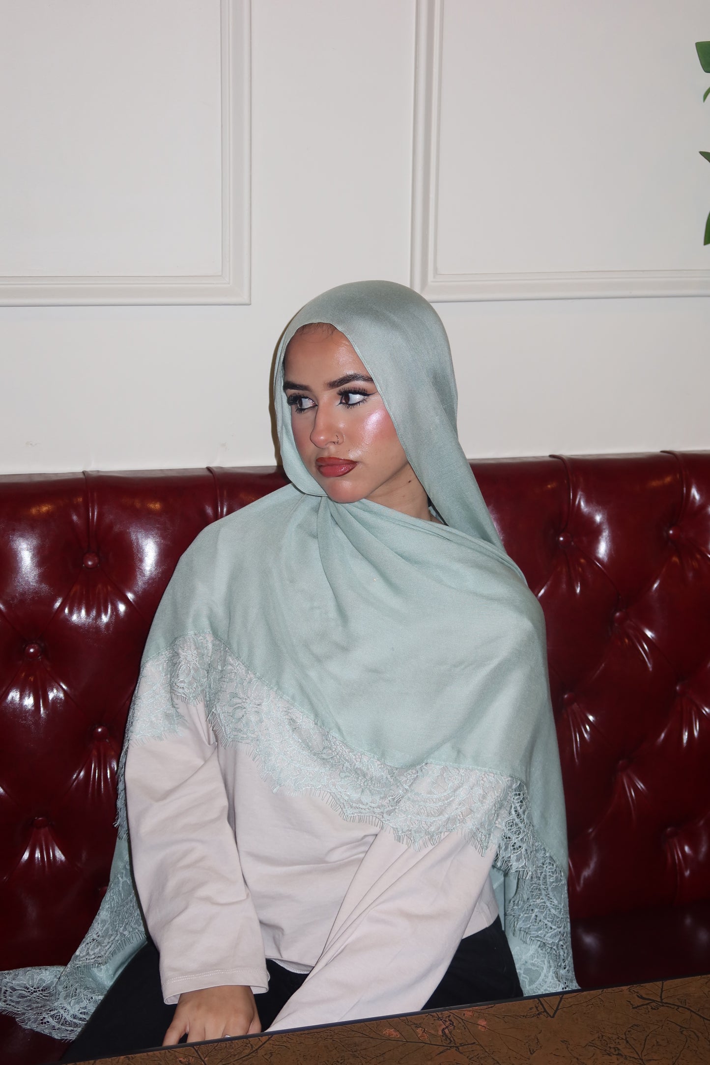 Mint Green Lace