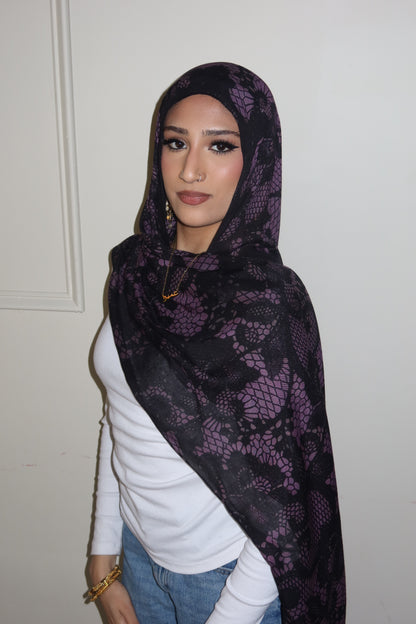 Purple Vintage Lace