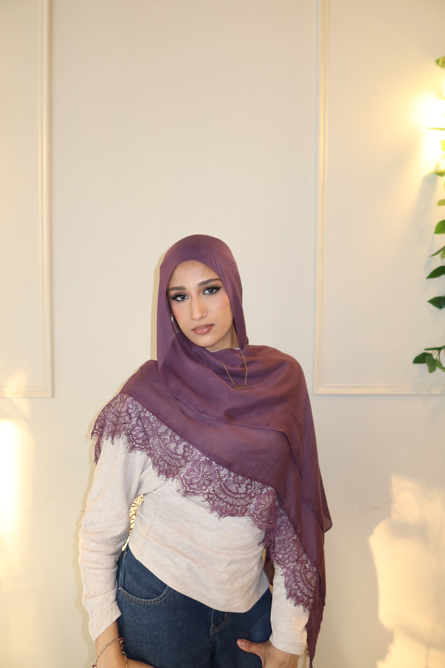 Dusty Plum Lace